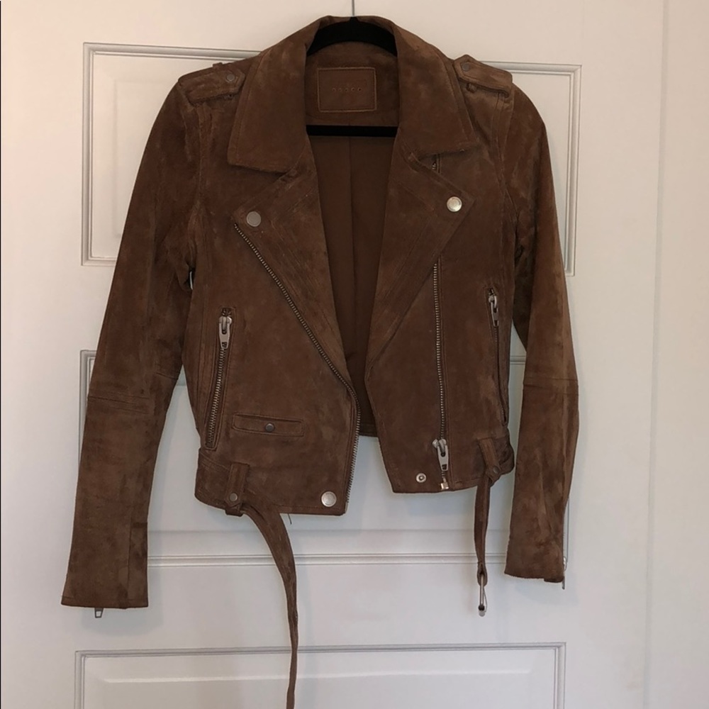 Blank NYC Suede Moto Jacket